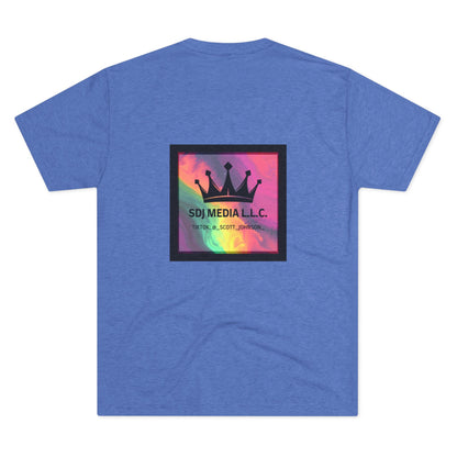 For MJ! Iconic Quote Shirt - Unisex Tri-Blend Crew Tee - no background