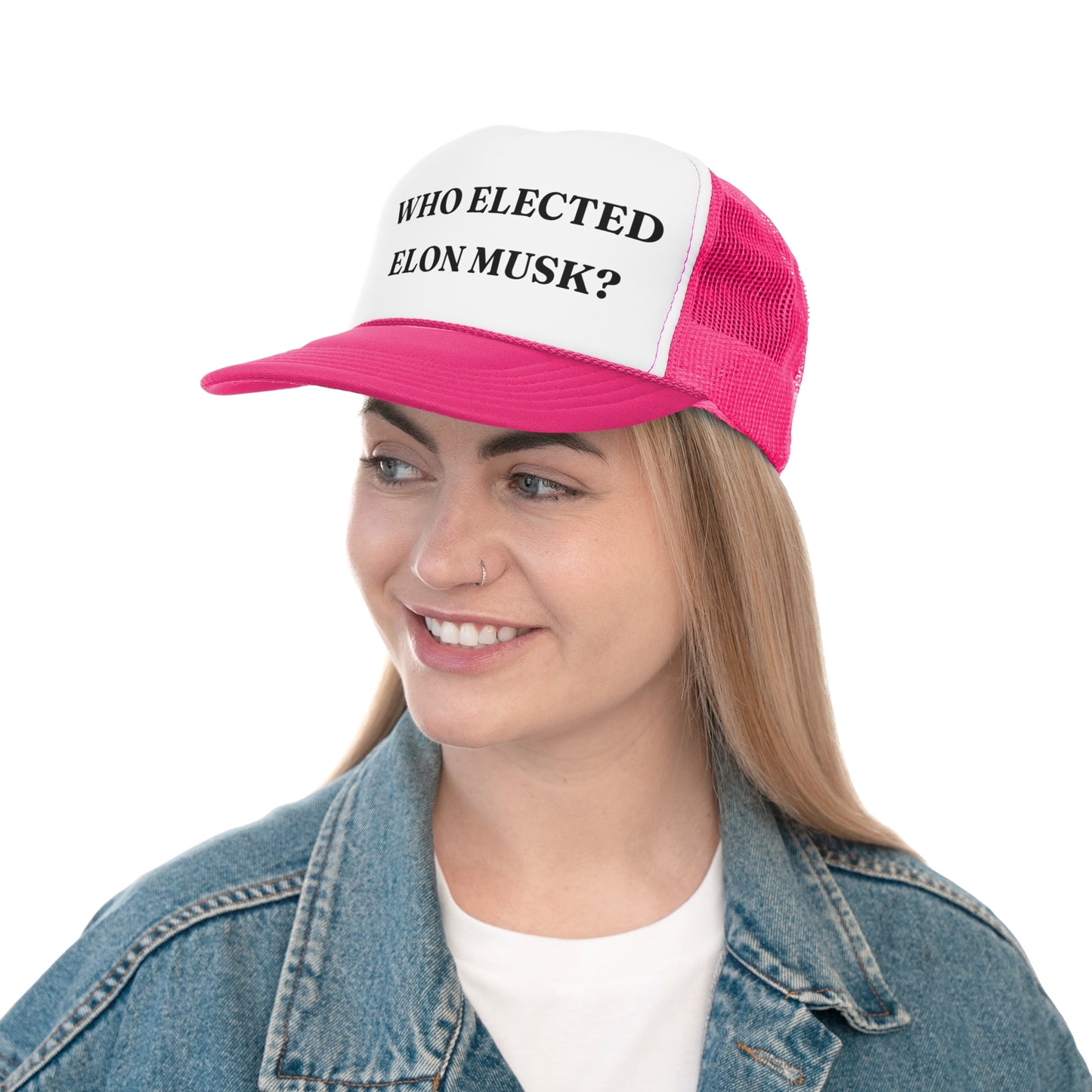 Who Elected Elon Musk? - Classic Trucker Cap