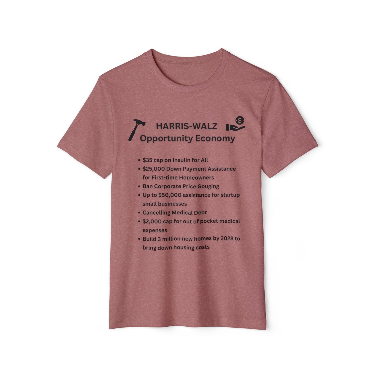 Opportunity Economy Unisex Recycled Organic T-Shirt