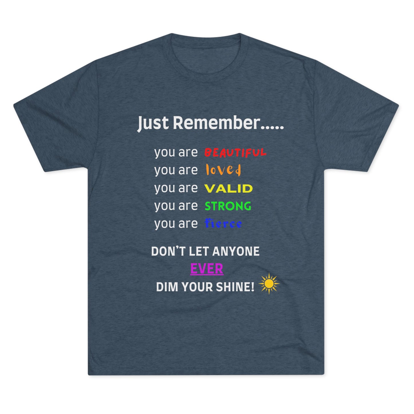 For MJ! Iconic Quote Shirt - Unisex Tri-Blend Crew Tee - no background