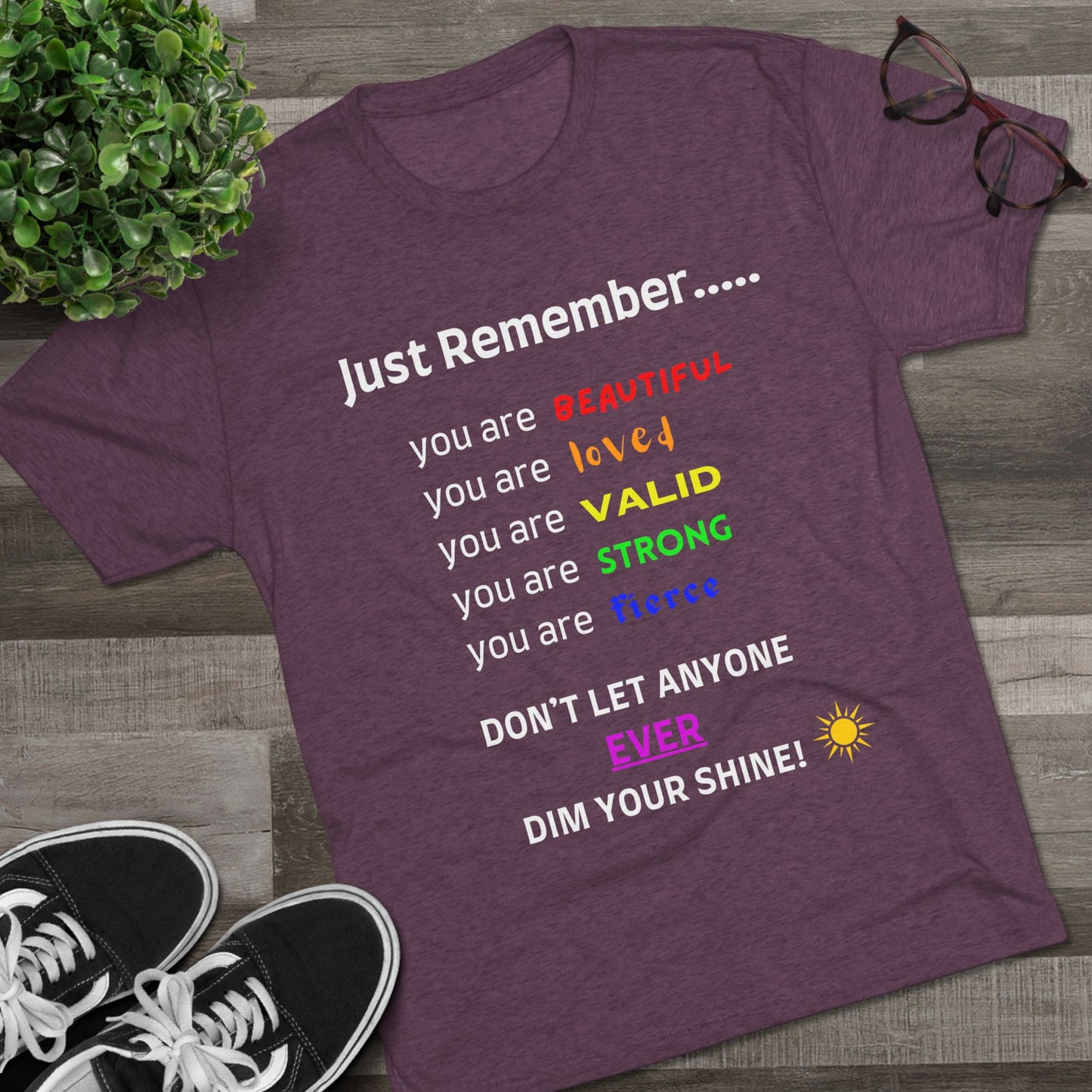 For MJ! Iconic Quote Shirt - Unisex Tri-Blend Crew Tee - no background