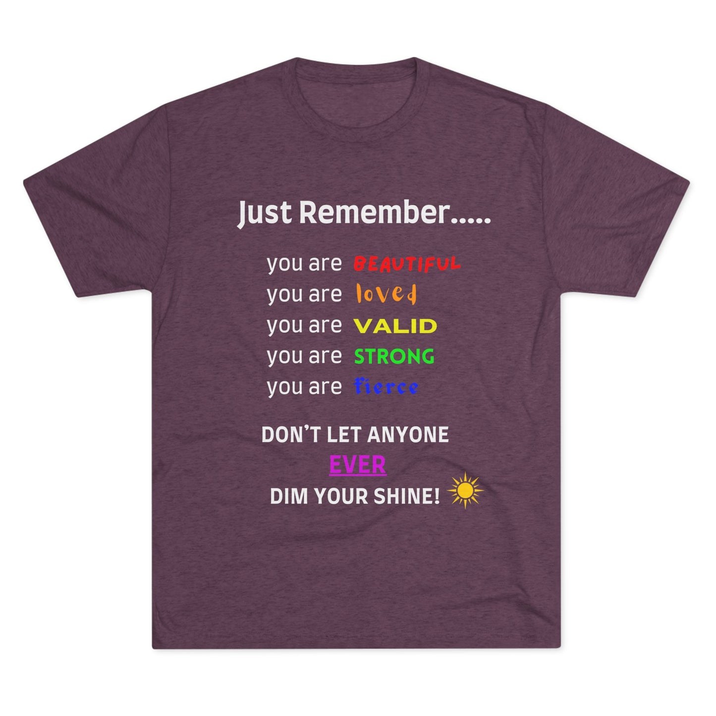 For MJ! Iconic Quote Shirt - Unisex Tri-Blend Crew Tee - no background