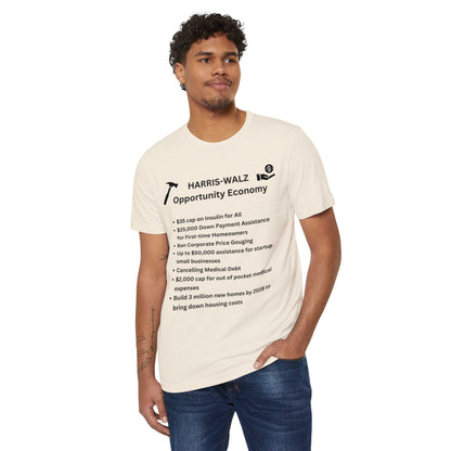 Opportunity Economy Unisex Recycled Organic T-Shirt