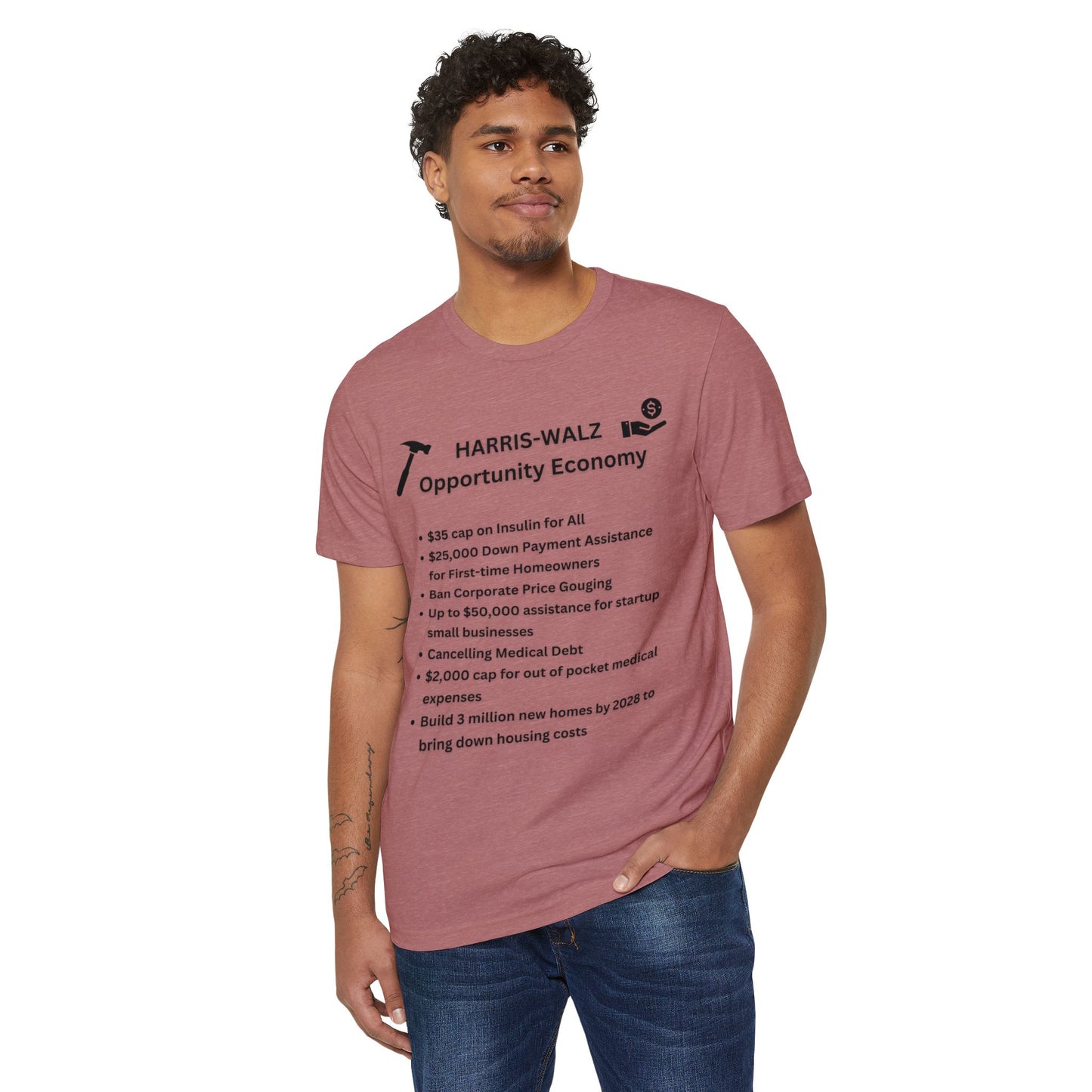 Opportunity Economy Unisex Recycled Organic T-Shirt