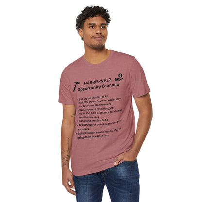 Opportunity Economy Unisex Recycled Organic T-Shirt